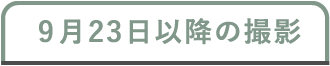 9月23日以降の撮影